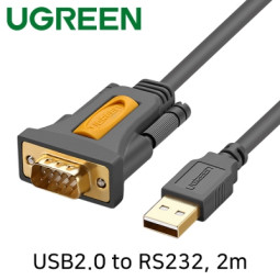 Ugreen U-20222 USB2.0 to RS232 시리얼 컨버터(Prolific/2m)