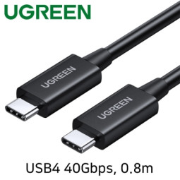 Ugreen U-30691 USB4 40Gbps 케이블 0.8m (USB-IF 인증)