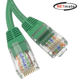 강원전자 넷메이트 CAT.6 UTP 랜 케이블 25m, 그린 NMC-U625GN