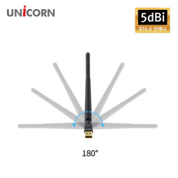 유니콘 블루투스6.0 안테나형 동글 멀티 무선 송수신 USB리시버 어댑터 XB-600TA