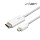 유니콘 TM-MHL7000C C타입 to HDMI 미러링 MHL 유선케이블