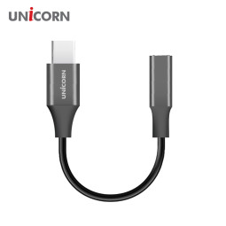 유니콘 USB C타입 3.5mm AUX 이어폰젠더 오디오변환젠더 케이블컨버터CT-300S