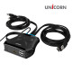 유니콘 KVM-200HDMI 2대1 4K 60Hz HDMI KVM스위치 케이블연결형