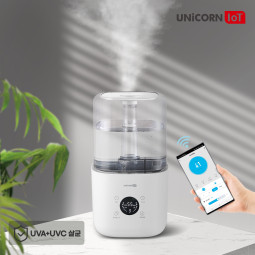유니콘 IOT UV살균 4.5L대용량스마트가습기 IOT 앱연동 WIFI어플연동 리모컨지원 TL-HM45V