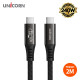유니콘 80Gbps 16K지원 썬더볼트3/4/5 호환 2M C타입 240W E-Marker칩 SLC-80G-2M