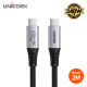 유니콘 40Gbps 8K지원 썬더볼트호환 2M C타입 240W E-Marker칩 SLC-40G-2M