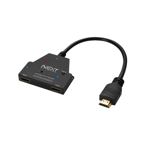 NEXT-0102SPC 1:2 HDMI 모니터분배기(무전원 피그테일타입)