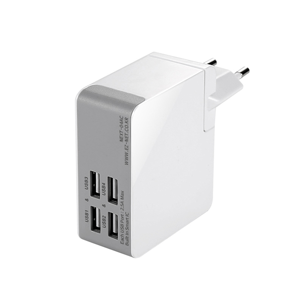 NEXT-04AC 4포트 USB 멀티 충전기/급속충전/스마트IC