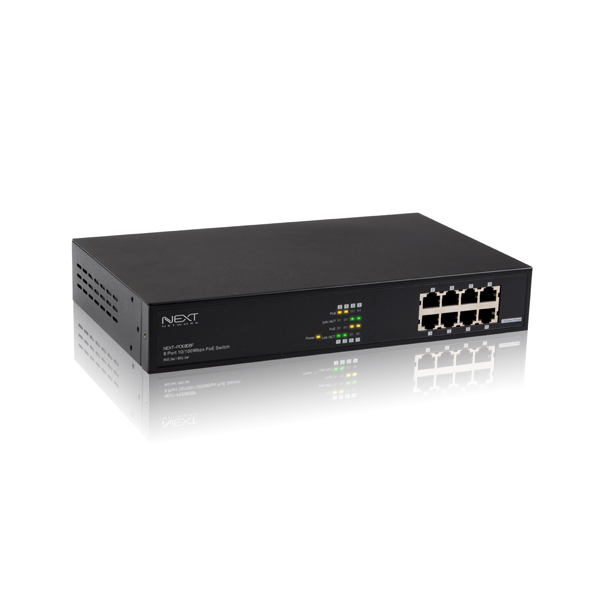 NEXT-POE808F 8포트 Full PoE스위치(130w)