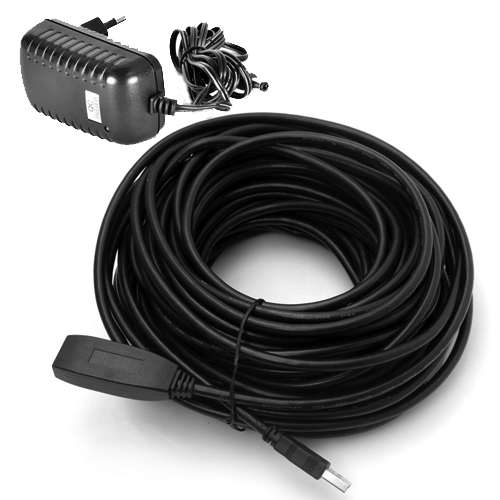 NEXT-USB20PW USB2.0 리피터 20M 케이블(5V 3A아답터 포함)
