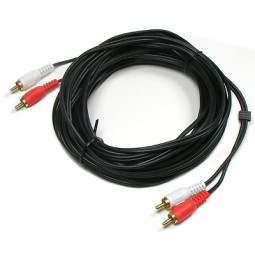 Coms RCA 2선 케이블10M (음성)