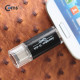 Coms 스마트폰 OTG USB 카드리더기, BLACK (Micro SD 메모리지원)