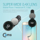 Coms 스마트폰 카메라 확대경(셀카렌즈) Wide 0.4 X, 반사경