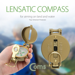 Coms 나침반 (거리측정가능) Metal/ Compass