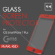 Coms iOS 스마트폰 7 Plus 보호필름, Red