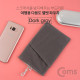 Coms 여행용 다용도 벨벳 파우치 Dark gray