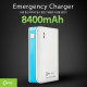 Coms 보조 배터리 / 비상 충전기(8400mAh),삼성 SDI 배터리사용,Blue