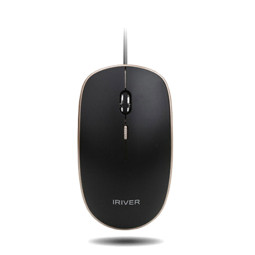 마우스 IRIVER (IR-M1 BLACK) / 유선 검정색, 무소음