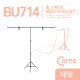 Coms 스튜디오 촬영 배경지(White 100X193cm) + T형 3단 거치대 / 이동식 / 대형