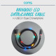 Coms USB 3.1(Type C) 케이블(사운드 센서) 1M, Gray
