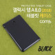 Coms 태블릿 케이스 / 갤럭시 탭 A 8.0 (2018) / 8형 / 패드 케이스 / Black