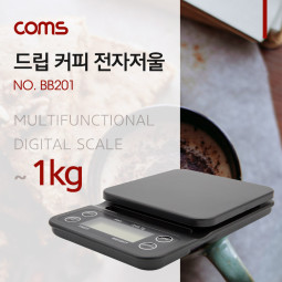 Coms 전자 저울 (커피 중량) / 드립 커피 / 디지털