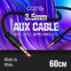 Coms 스테레오 케이블 60cm / 100% 구리 / 고급 AUX / Stereo 3.5 MM / 3극