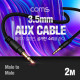 Coms 스테레오 케이블 2M / 100% 구리 / 고급 AUX / Stereo 3.5 MM / 3극