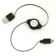 Coms USB 미니 5핀 자동감김 케이블 60Cm [C2454]