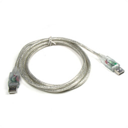 Coms USB LED 케이블(A/A), 녹색/Green LED