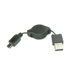 Coms USB 미니 케이블 5P/ 자동감김/ 70cm (USB 2.0)
