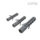 Coms 콘크리트 칼블럭 앙카 80pcs 5mm 6mm 8mm 피스 나사 서포트 앵커
