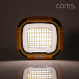 Coms 멀티 LED 랜턴 램프 라이트 충전식 Type C 4단 색상 밝기조절 캠핑등 낚시등 작업등