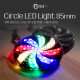 Coms LED 슬림형(원형/2Set), DC전원/85mm (이륜/자동차 설치)