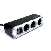 차량용 시가3포트/USB 1포트 (SR-06) / 시가잭(시거잭)