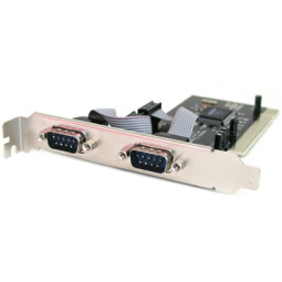 Coms 시리얼 카드(PCI), 2Port  - LP 브라켓 포함
