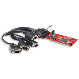Manhattan 시리얼 카드(PCI), 4Port - LP 브라켓 포함