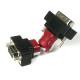 Coms DVI 젠더 - DVI(M)-VGA(F) 타입/ 회전형