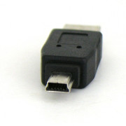 Coms USB 젠더 USB A(수)/미니 5핀
