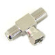 Coms 안테나 T형 젠더 - RF (F)x2 / RF (M) 젠더 [G9309]