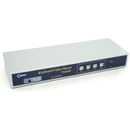 Coms KVM Switch 4:1 (국내산/허브랙 설치가능)