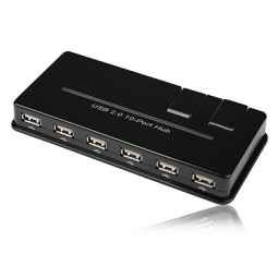 Coms USB 허브 2.0 (10P/전원)