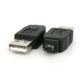 Coms USB 젠더 미니 4핀 F 타입 - USB A(M)/미니 4핀 F타입 (M)