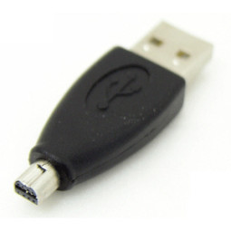 Coms USB 젠더 USB A(수)/미니 IOS 8핀  (O형/올림푸스)