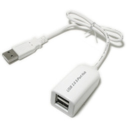 Coms USB 2.0 무전원 2포트 허브 - iMATE 허브 [HU2024]