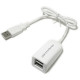 Coms USB 2.0 무전원 2포트 허브 - iMATE 허브 [HU2024]