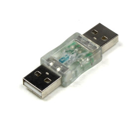 Coms USB LED 젠더(청색)-USB M/M