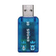 Coms USB 사운드카드 5.1채널 / 오디오 컨버터 / 입출력 포트