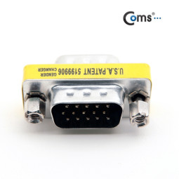 Coms 모니터 젠더(15M/15M), 3열 15핀 - 고급포장/VGA
