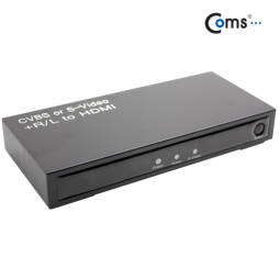 Coms HDMI 컨버터(비디오, S비디오 & 오디오 ->HDMI)